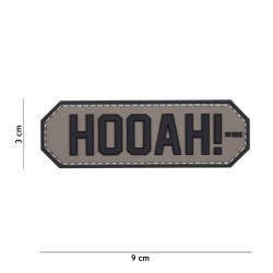 Patch 3D PVC Hooah de la marque 101 Inc