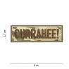 Patch 3D PVC Currahee