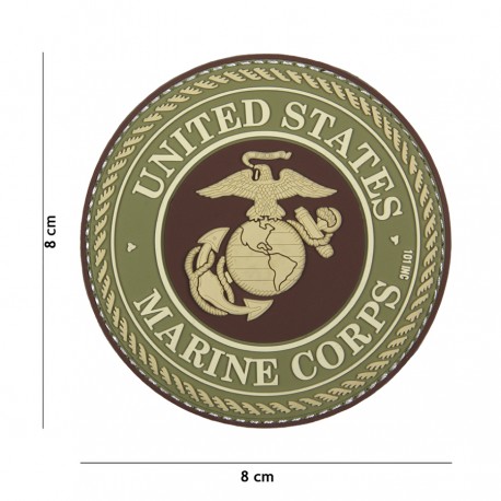 Patch 3D PVC United States Marine corps de la marque 101 Inc