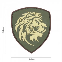 Patch 3D PVC Dutch lion