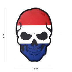 Patch 3D PVC Skull Netherlands