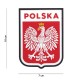 Patch 3D PVC Polska shield de la marque 101 Inc