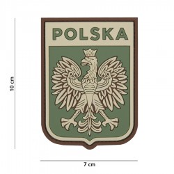 Patch 3D PVC Polska shield de la marque 101 Inc
