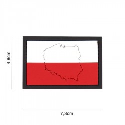 Patch 3D PVC Pologne