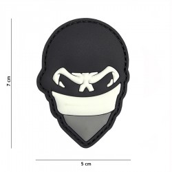 Patch 3D PVC Polish skull balaclava