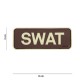 Patch 3D PVC SWAT de la marque 101 Inc (444130-5114)