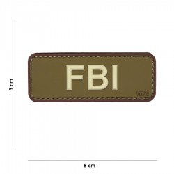 Patch 3D PVC FBI de la marque 101 Inc (444130-5058)