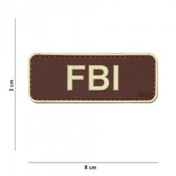 Patch 3D PVC FBI de la marque 101 Inc (444130-5057)