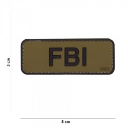 Patch 3D PVC FBI