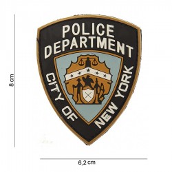 Patch 3D PVC Police department de la marque 101 Inc (444110-3567)