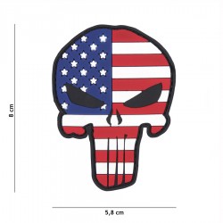 Patch 3D PVC Punisher USA de la marque 101 Inc (444130-5301)