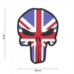 Patch 3D PVC Punisher UK de la marque 101 Inc (444130-5302)