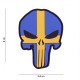 Patch 3D PVC Punisher Sweden de la marque 101 Inc (444130-5303)