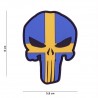 Patch 3D PVC Punisher Sweden