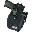 Holster de ceinture noir multi-angle droitier