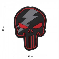 Patch 3D PVC Punisher thunder