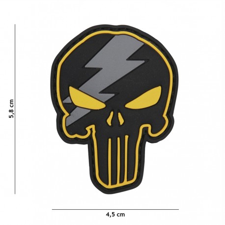 Patch 3D PVC Punisher thunder de la marque 101 Inc (444130-5306)