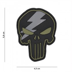 Patch 3D PVC Punisher thunder de la marque 101 Inc (444130-5307)