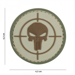 Patch 3D PVC Punisher sight de la marque 101 Inc (444130-5346)