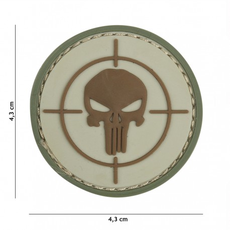 Patch 3D PVC Punisher sight de la marque 101 Inc (444130-5346)