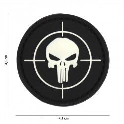 Patch 3D PVC Punisher sight de la marque 101 Inc (444130-5347)