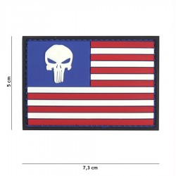 Patch 3D PVC Punisher USA de la marque 101 Inc (444130-5337)