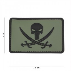 Patch 3D PVC Punisher pirate