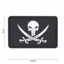 Patch 3D PVC Punisher pirate