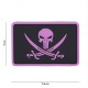 Patch 3D PVC Punisher pirate de la marque 101 Inc (444130-5320)