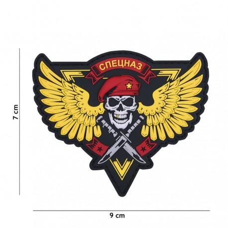 Patch 3D PVC Spetsnaz skull de la marque 101 Inc (444130-7039)