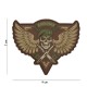 Patch 3D PVC Spetsnaz skull de la marque 101 Inc (444130-7040)