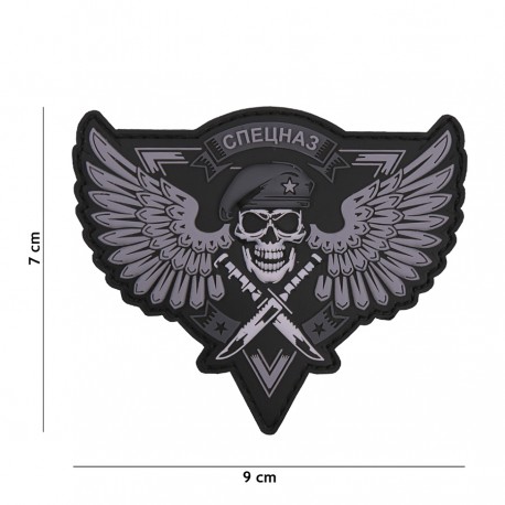 Patch 3D PVC Spetsnaz skull de la marque 101 Inc (444130-5567)