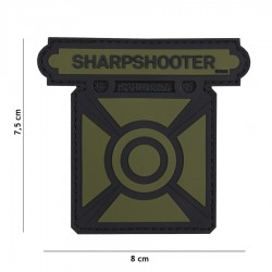 Patch 3D PVC Sharpshooter (avec velcro) de la marque 101 Inc (18017 | 444130-5186)