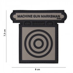 Patch 3D PVC Machine gun marksman
