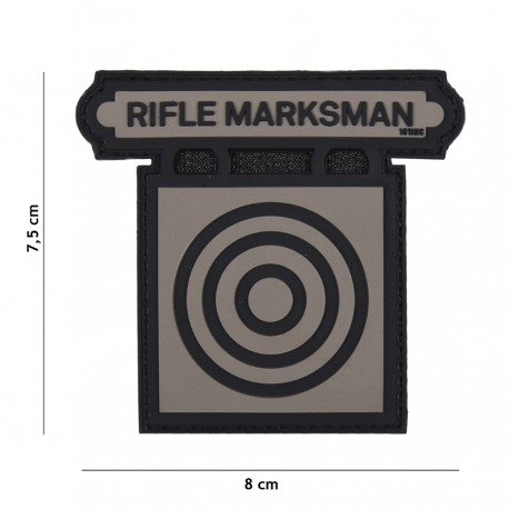 Patch 3D PVC Rifle marksman (avec velcro) de la marque 101 Inc (18014 | 444130-5185)