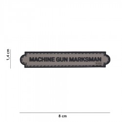 Patch 3D PVC Machine gun marksman
