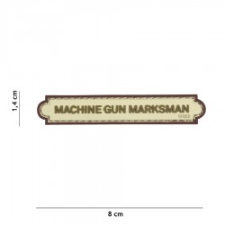 Patch 3D PVC Machine gun marksman