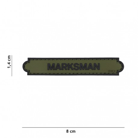 Patch 3D PVC Marksman avec velcro de la marque 101 Inc (444130-5218)