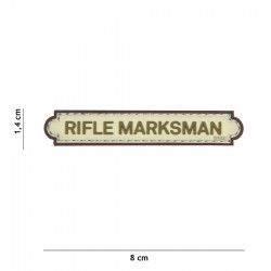 Patch 3D PVC Rifle marksman avec velcro de la marque 101 Inc (444130-5224)