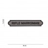 Patch 3D PVC Rifle marksman avec velcro de la marque 101 Inc (444130-5226)