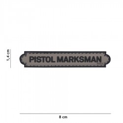 Patch 3D PVC Pistol marksman avec velcro de la marque 101 Inc (444130-5219)