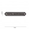 Patch 3D PVC Pistol marksman