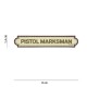 Patch 3D PVC Pistol marksman