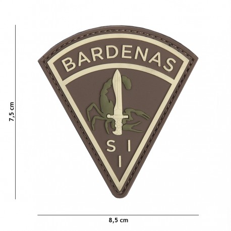 Patch 3D PVC Bardenas avec velcro de la marque 101 Inc (444130-5377)