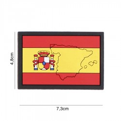 Patch 3D PVC Espagne avec velcro de la marque 101 Inc (444130-7205)