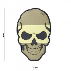 Patch 3D PVC Skull Spain