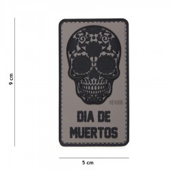 Patch 3D PVC Dia De Muertos