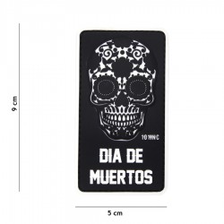 Patch 3D PVC Dia De Muertos