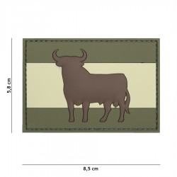 Patch 3D PVC Spanish bull avec velcro de la marque 101 Inc (444130-5405)
