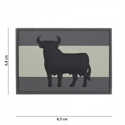 Patch 3D PVC Spanish bull avec velcro de la marque 101 Inc (444130-5597)